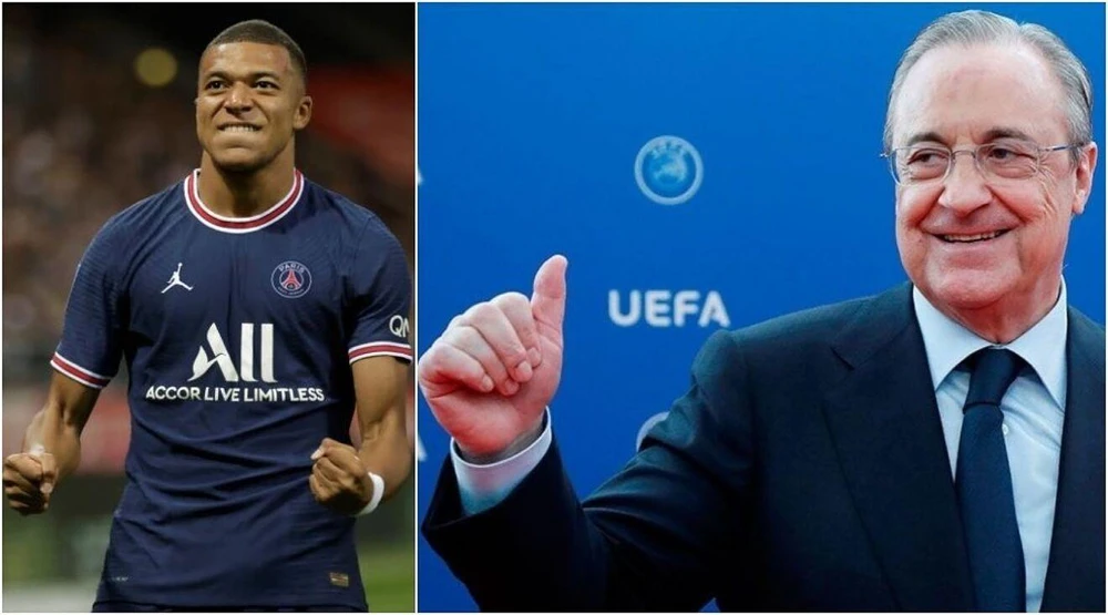 Chủ tịch CLB Real Madrid - ông Perez có thể tung hỏa mù về việc Mbappe vì muốn thầy trò Ancelottin tập trung cho trận chiến Champions League. Ảnh: CGI.