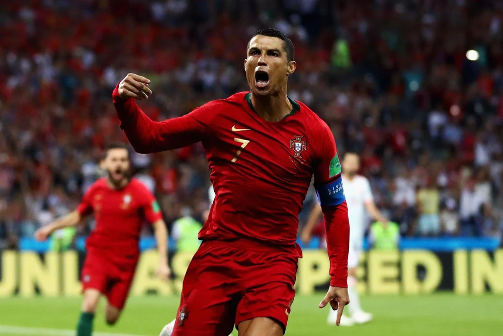 Ronaldo sẽ dẫn dắt đội tuyển quê hương chơi vòng chung kết World Cup 2022 diễn ra tại Qatar. Ảnh: CGI.