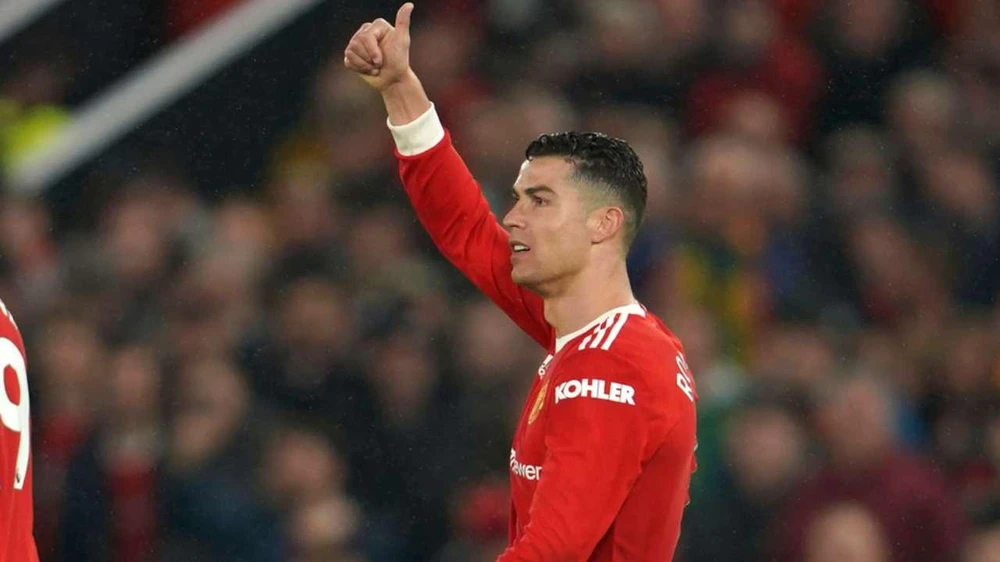 Chân sút người Bồ Đào Nha vẫn ghi bàn nhiều nhất cho MU sau 12 năm tái ngộ. Ảnh: CGI.