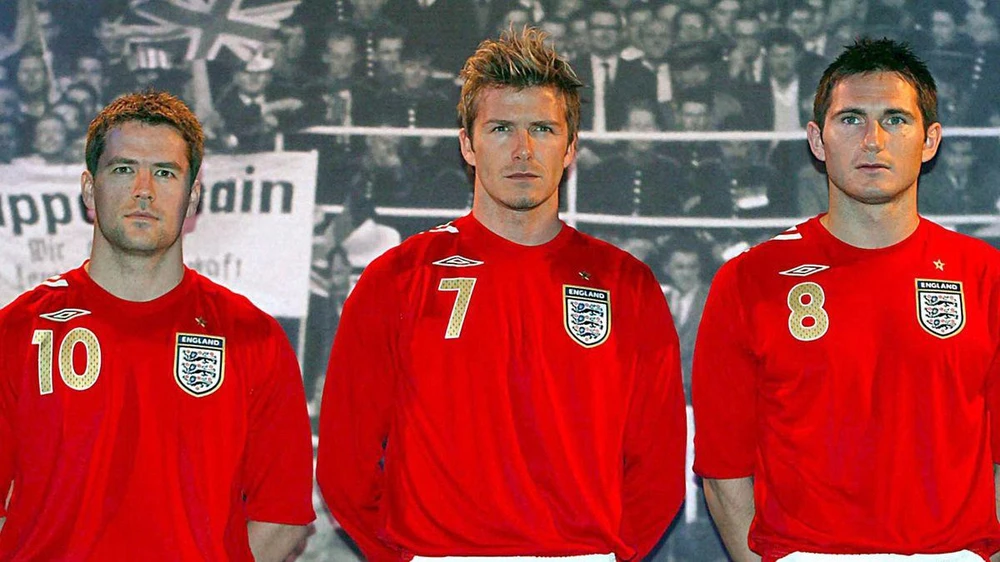 Beckham và những đồng đội giỏi của tuyển Anh không có danh hiệu lớn nào...
