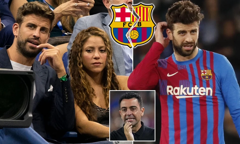HLV Xavi muốn chia tay Pique nhưng chủ tịch Barca đòi giữ lại. Ảnh: CGI.
