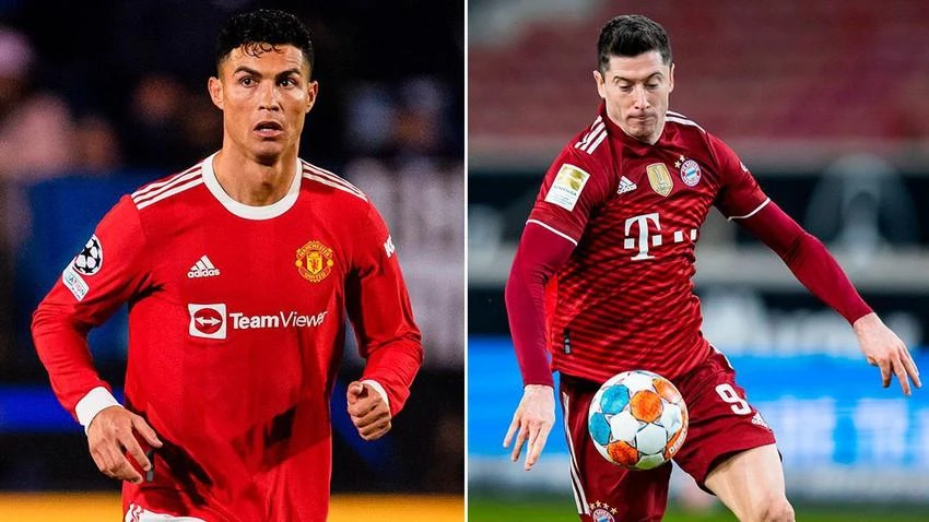 Bayern Munich muốn mua Ronaldo thay thế Lewandowski. Ảnh: CGI.