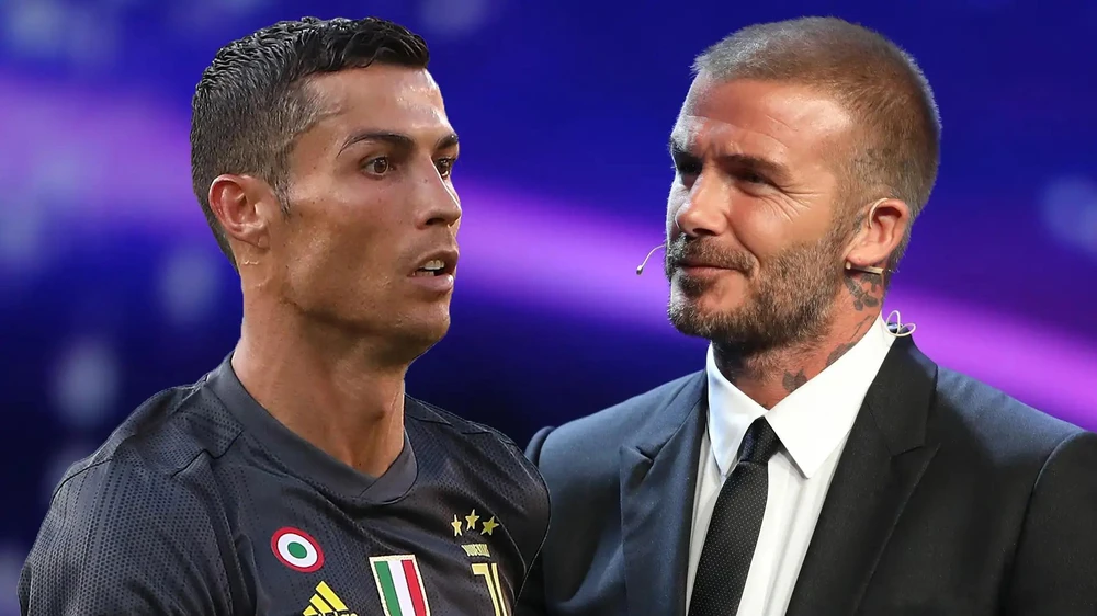 Beckham rất muốn có Ronaldo nhưng ngôi sao người Bồ Đào Nha lắc đầu. Ảnh: CGI.