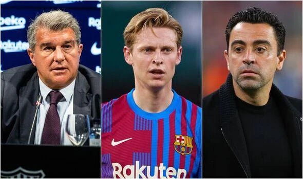 Chủ tịch Laporta giữ lại De Jong cho HLV Xavi. Ảnh: CGI.