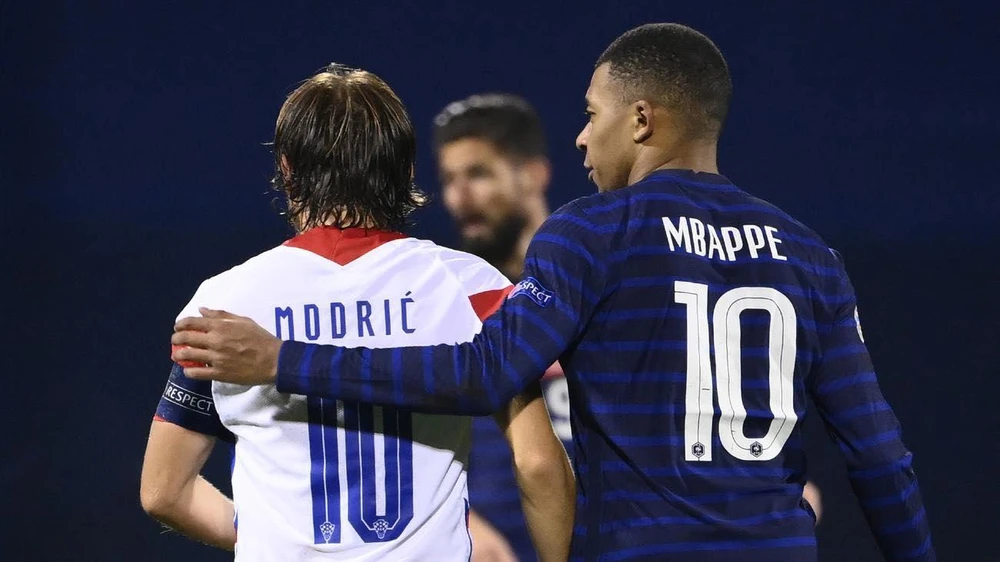 Modric hy vọng Mbappe sẽ gắn bó với Real Madrid. Ảnh: CGI.