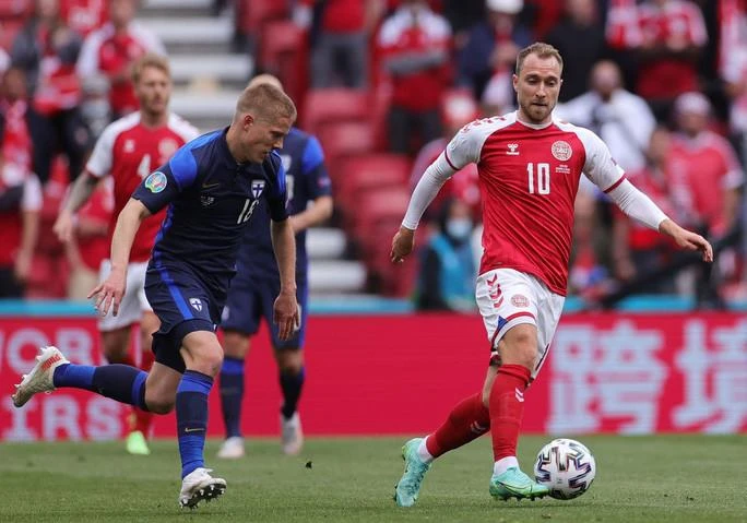 Tuyển thủ người Đan Mạch trở lại sau cơn ngưng tim hồi Euro 2020. Ảnh: CGI.