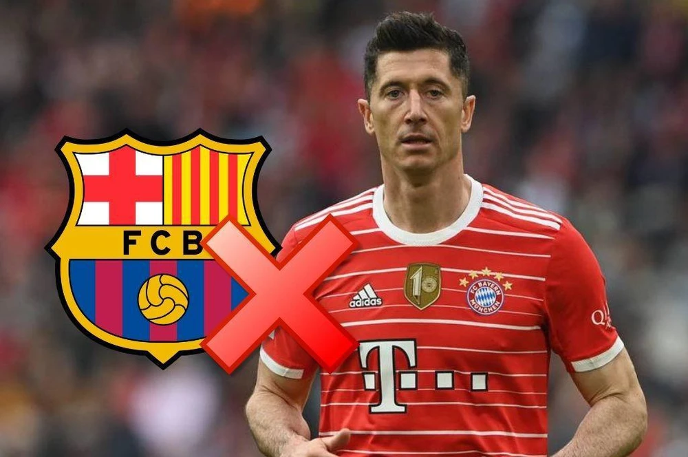 Bayern Munich ba lần từ chối Barca về việc chuyển nhượng Lewandowski. Ảnh: CGI.