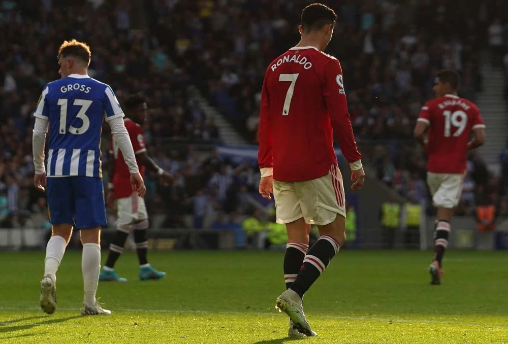 Chân sút người Bồ Đào Nha không còn muốn ở lại sân Old Trafford. Ảnh: CGI.