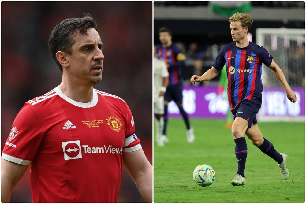 Cựu thủ quân MU hối thúc Quỷ đỏ nhanh chóng chốt thương vụ De Jong. Ảnh: CGI.