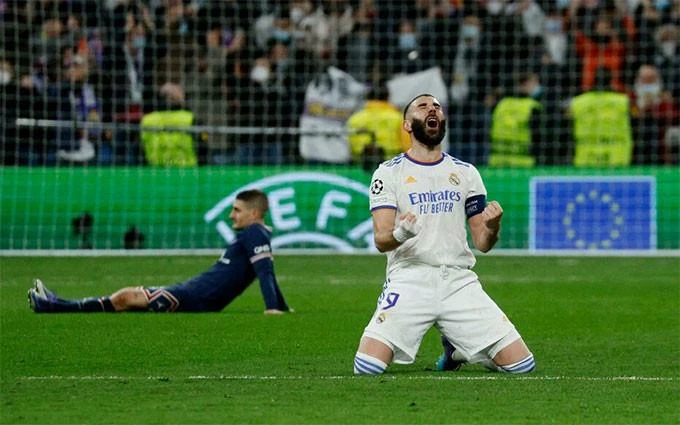 Benzema có phong độ chói sáng trong mùa giải 2021-2022. Ảnh: CGI.
