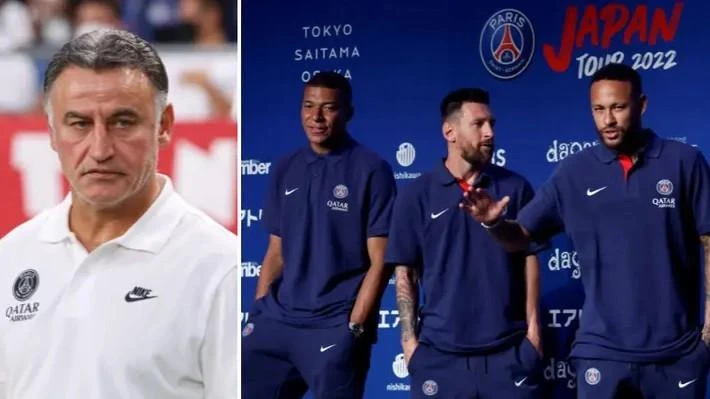 HLV Galtier bênh vực cầu thủ người Pháp đồng thời chỉ ra những rắc rối về thể trạng của Mbappe. Ảnh: CGI.