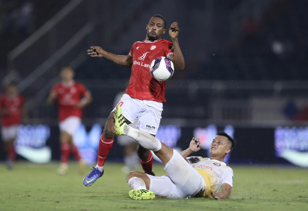 Đội bóng đất Võ đủ sức vượt qua Thanh Hóa trên sân nhà. Ảnh: CGI.