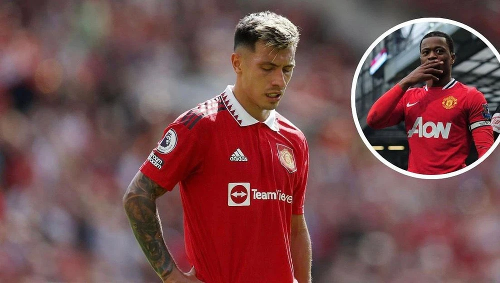 Evra bênh vực Ten Hag và trung vệ Martinez với thực tế anh đã chơi rất tốt trong trận thắng Liverpool 2-1. Ảnh: CGI.