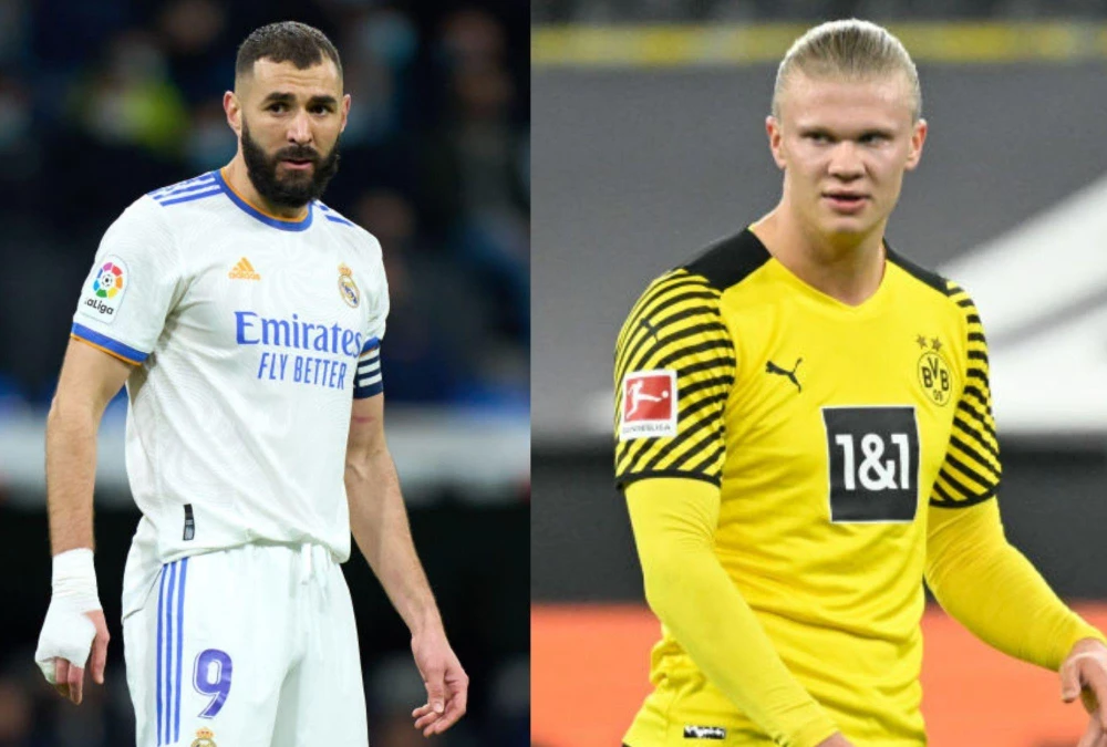 Chân sút trẻ người Na Uy xem đàn anh Benzema là hình mẫu cho anh học hỏi. Ảnh: CGI.