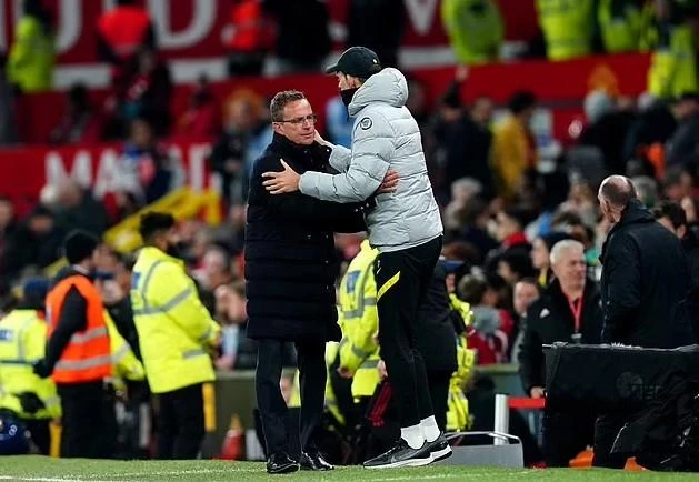 HLV Rangnick đã khuyên nhủ đồng nghiệp Tuchel đừng lấy Ronaldo. Ảnh: CGI.