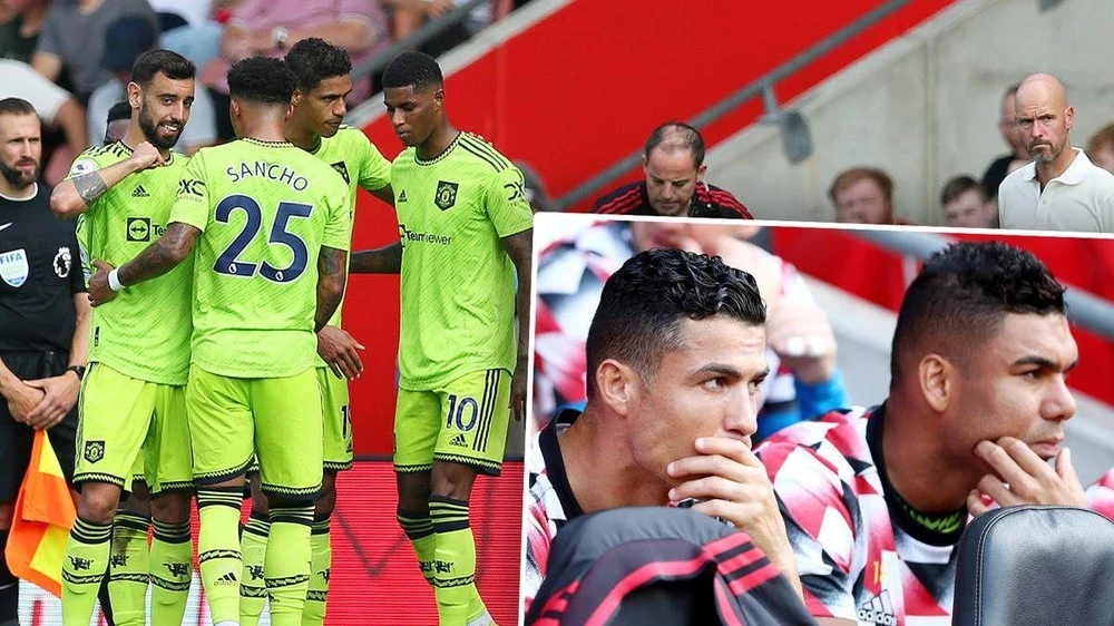 Không chắc Ronaldo có còn tiếp tục khoác chung màu áo với đồng đội cũ Casemiro vừa đến Man United. Ảnh: CGI.