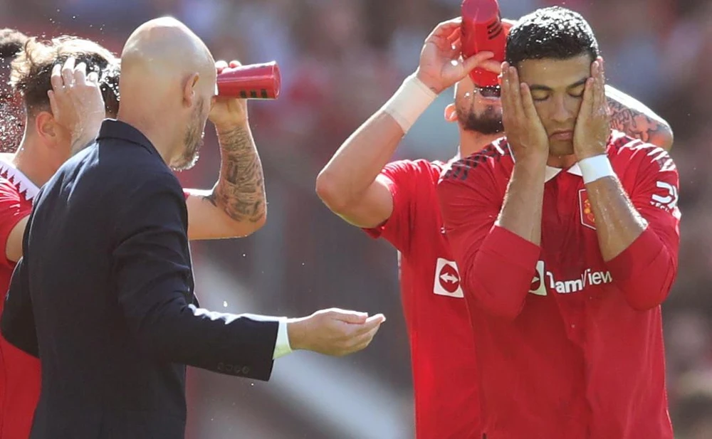 HLV Ten Hag không trọng dụng Ronaldo nhiều như anh tưởng từ đầu mùa giải đến nay. Ảnh: CGI.