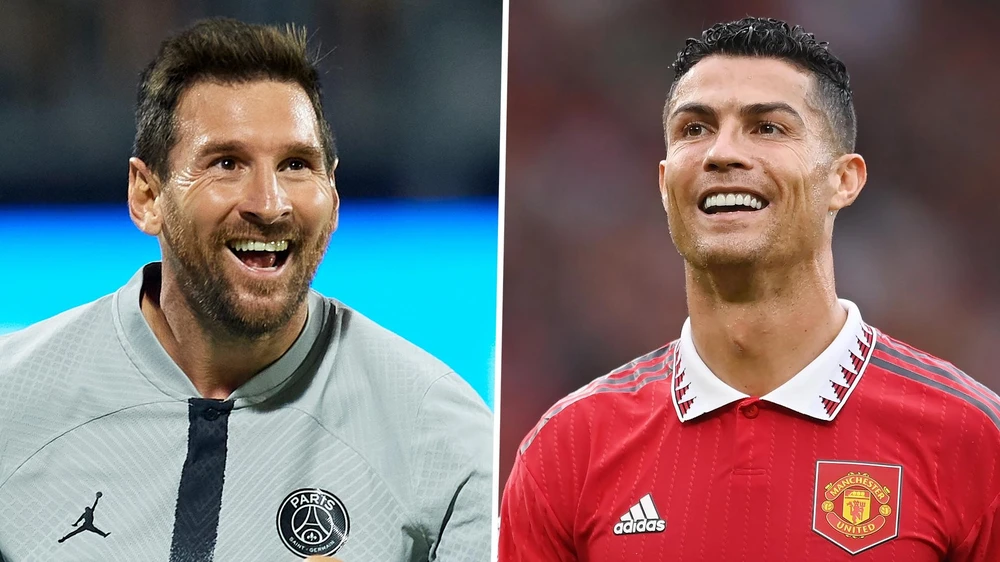 Messi và Ronaldo hơn 10 năm qua luôn để lại tranh cãi ai hơn ai. Ảnh: CGI.