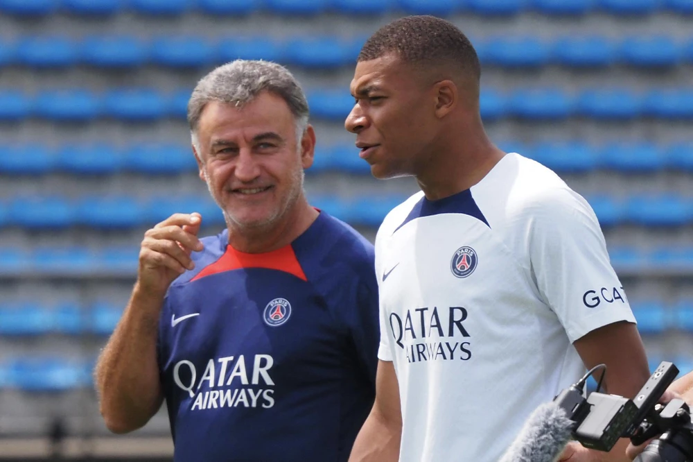 Mbappe tiết lộ chiến thuật của HLV Galtier khiến anh không có nhiều đất diễn như ở tuyển Pháp. Ảnh: CGI.