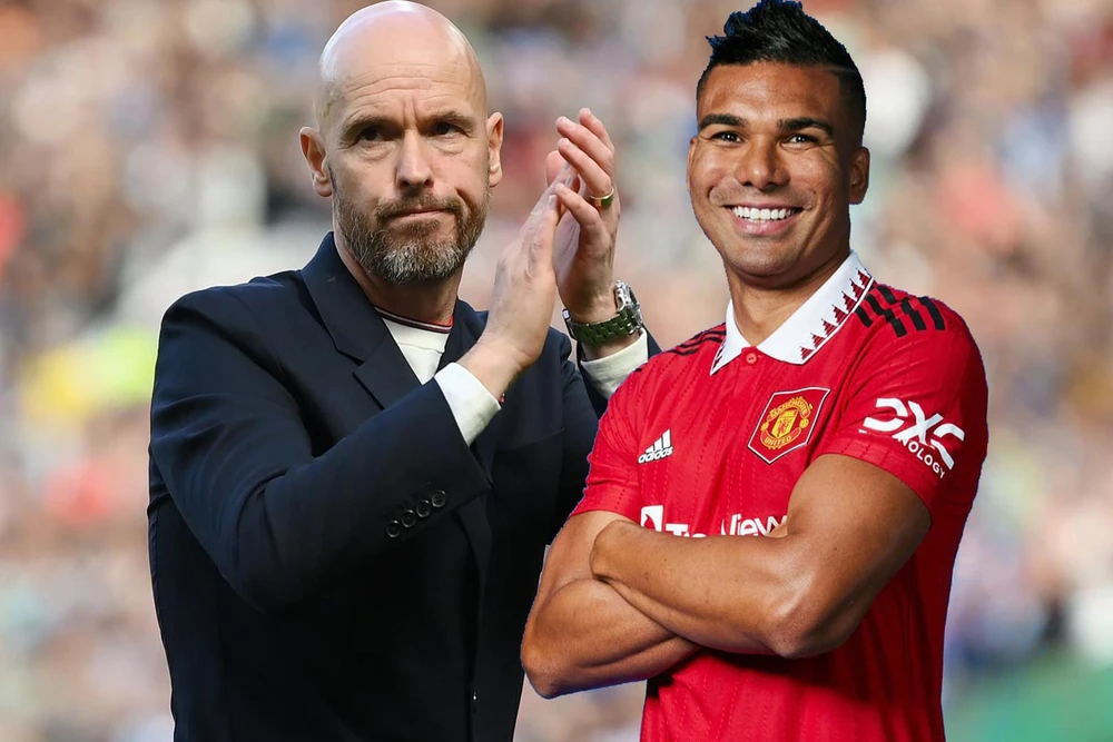 HLV Ten Hag không chọn ưu tiên Casemiro so với McTominay. Ảnh: CGI.