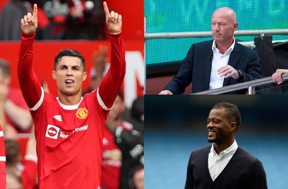 Cựu tuyển thủ Anh Alan Shearer và cầu thủ cũ của Man United - Patrice Evra đều chọn Bruno là thủ lĩnh của Quỷ đỏ. Ảnh: GETTY.