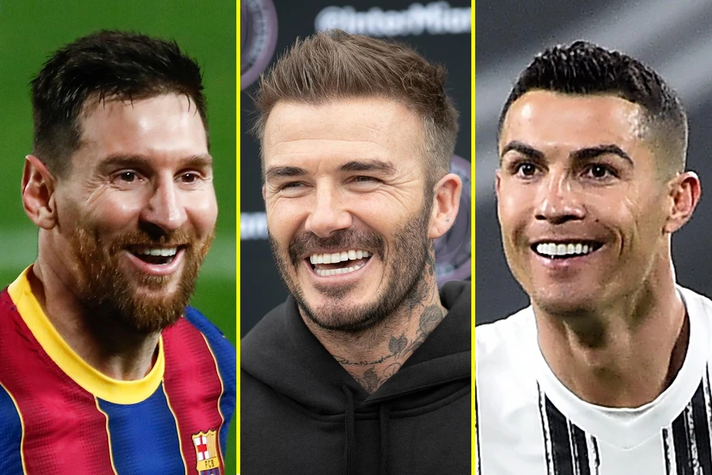 Đồng sở hữu Beckham của đội Inter Miami muốn đưa cả Messi và Ronaldo sang chơi bóng chung ở Mỹ. Ảnh: GETTY.