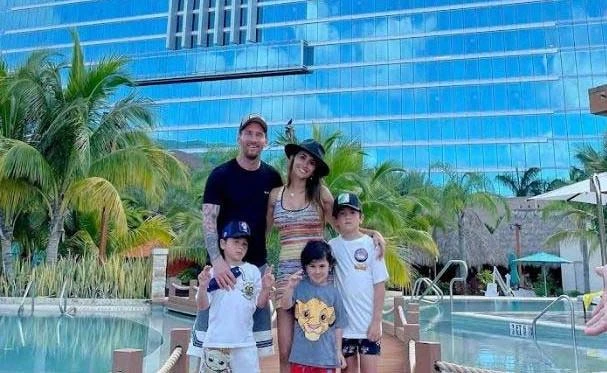 Tiền đạo người Argentina và gia đình có căn hộ riêng ở Miami. Ảnh: GETTY.