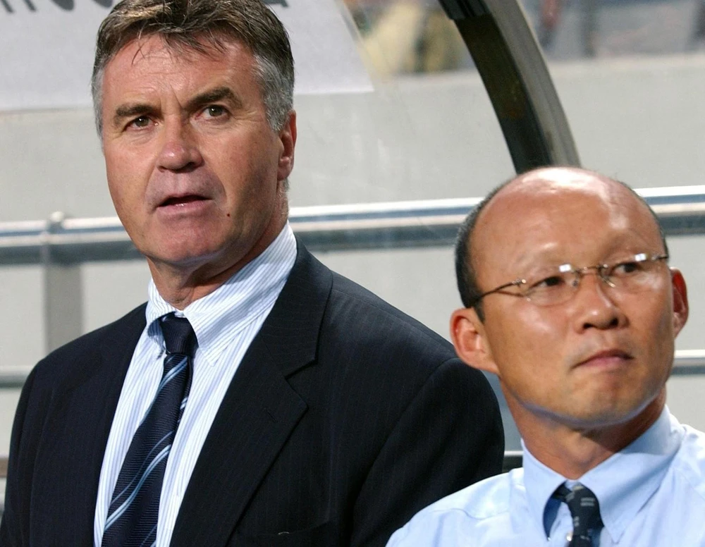 HLV người Hà Lan đã truyền cảm hứng và chia sẻ nhiều bài học quý cho ông Park Hang-seo. Ảnh: GETTY.