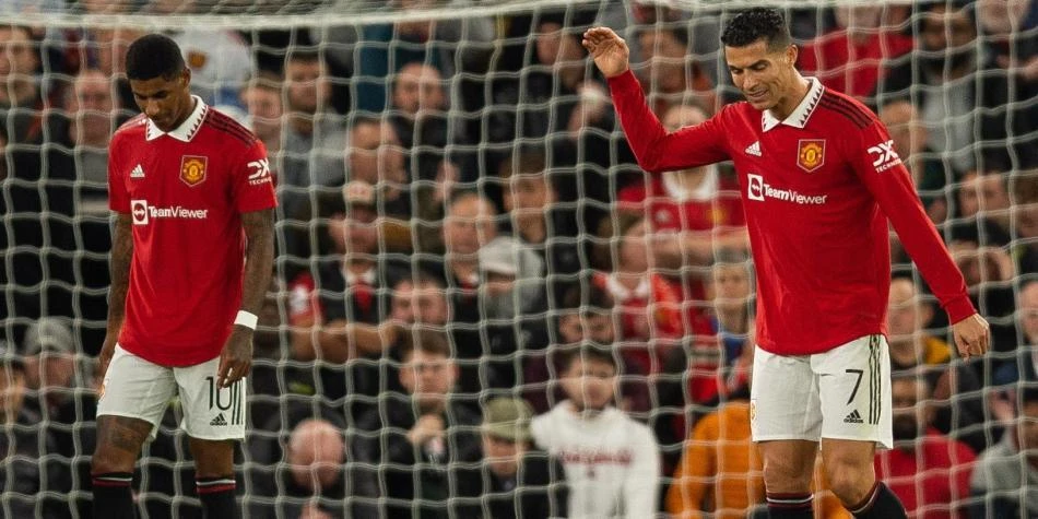 Các chân sút của Man United đang gặp nhiều khó khăn khiến HLV Ten Hag đau đầu tìm phương án thay thế, đặc biệt ở vị trí của Ronaldo. Ảnh: GETTY.