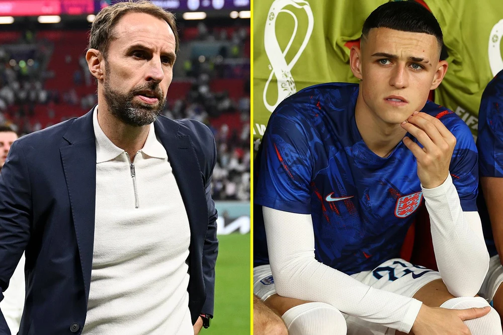 HLV Southgate bị chỉ trích vì lối chơi thiếu hiệu quả của tuyển Anh và không sử dụng Phil Foden để tạo đột biến. Ảnh: GETTY.