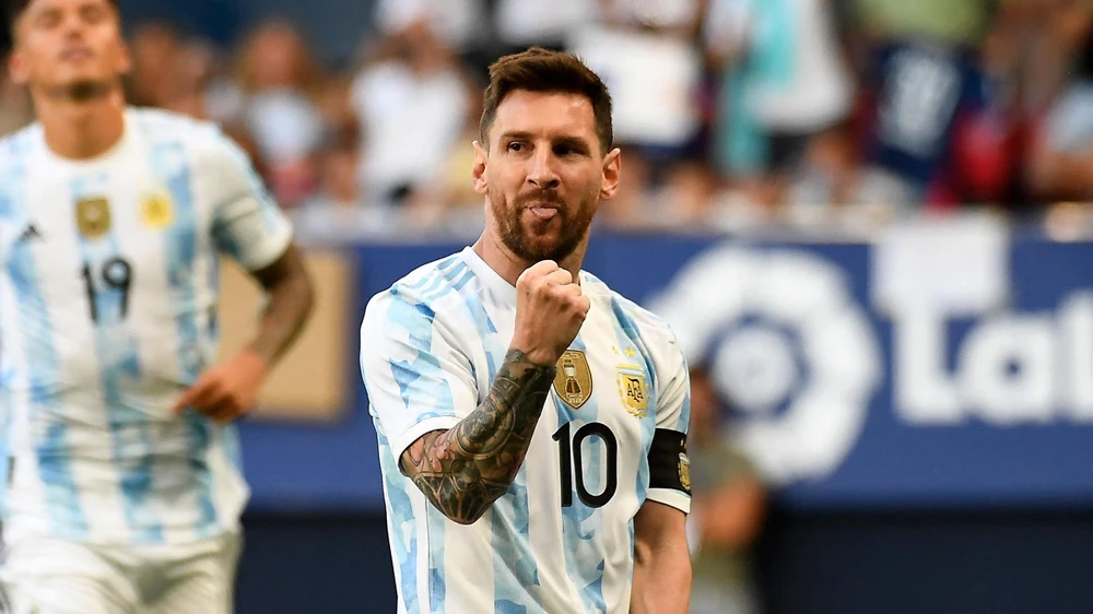 Messi là tâm điểm trong trận đấu cuối cùng ở World Cup của anh. Ảnh: GETTY.