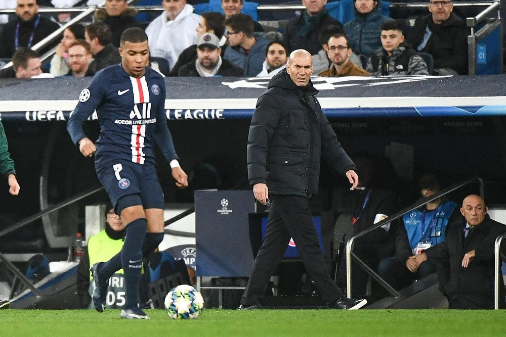 Mbappe muốn có HLV Zidane thay thế Galtier. Ảnh: GETTY.