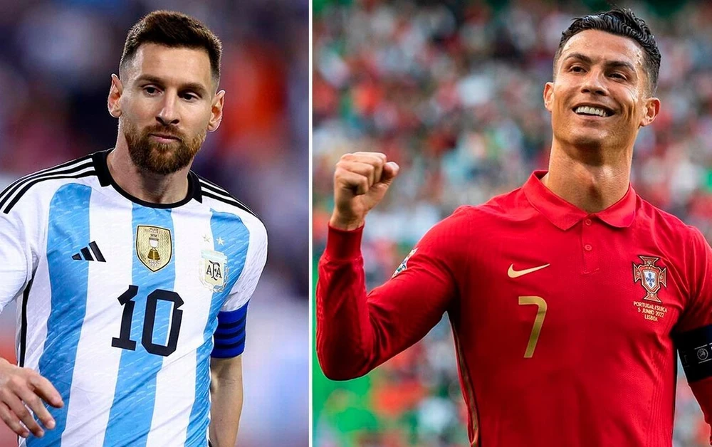 Messi đã vượt qua Ronaldo với chiếc cúp vô địch thế giới. Ảnh: GETTY.