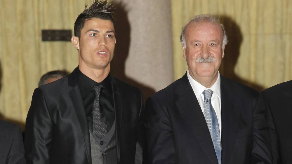 HLV Bosque khẳng định ở thời đại nào, Ronaldo cũng hay như thường. Ảnh: GETTY.