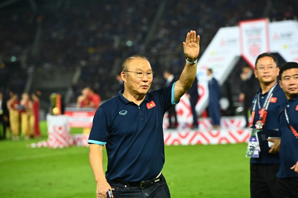 HLV Park Hang-seo đã chia tay bóng đá Việt Nam với những chiến tích "chưa từng có". Ảnh: HẢI THỊNH. HLV Park Hang-seo đã chia tay bóng đá Việt Nam với những chiến tích "chưa từng có". Ảnh: HẢI THỊNH.