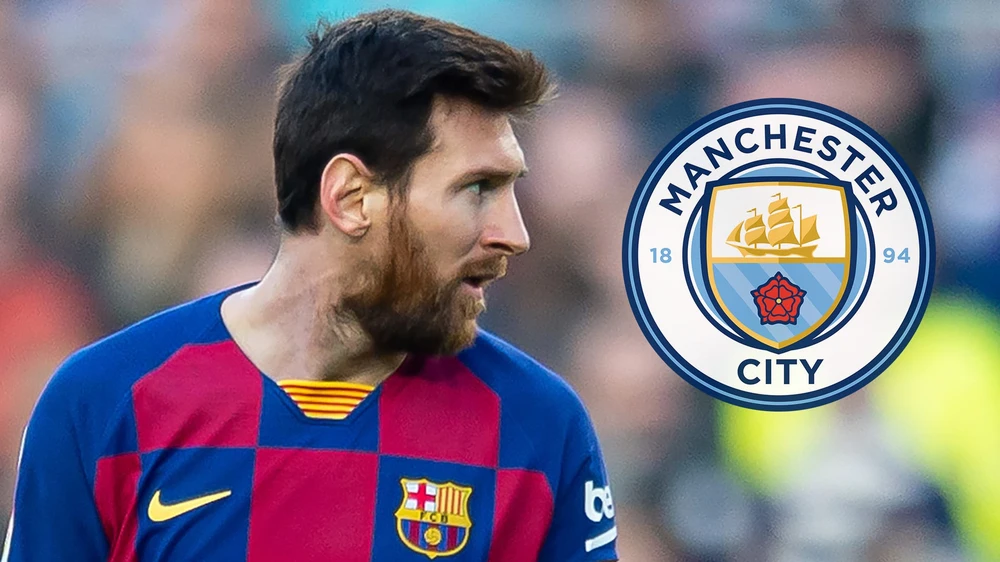 Messi từng nhiều lần được liên hệ với Man City của thầy cũ Pep Guardiola. Ảnh: GETTY.
