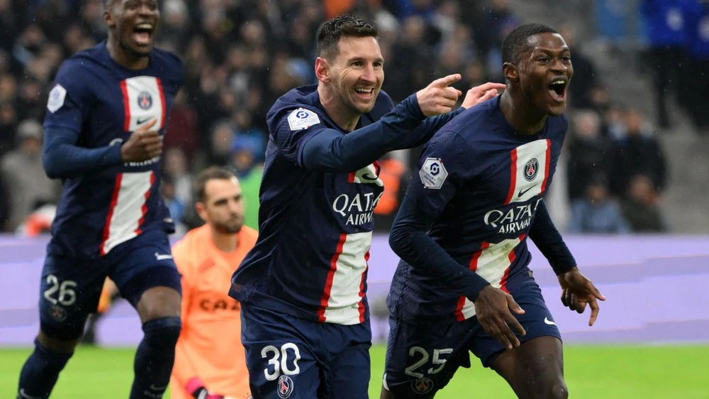 Tiền đạo Argentina đã chạm mốc 700 bàn thắng cho CLB. Ảnh: GETTY.