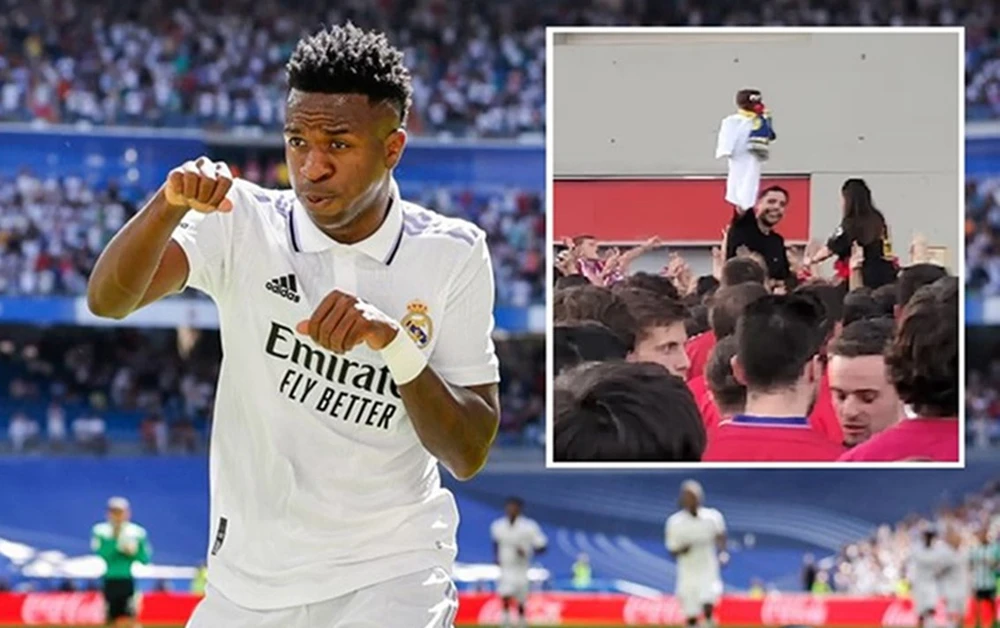 Liên đoàn bóng đá Tây Ban Nha phản ứng nhanh với những hành vi phân biệt chủng tộc nhắm vào Vinicius. Ảnh: GETTY. Liên đoàn bóng đá Tây Ban Nha phản ứng nhanh với những hành vi phân biệt chủng tộc nhắm vào Vinicius. Ảnh: GETTY.