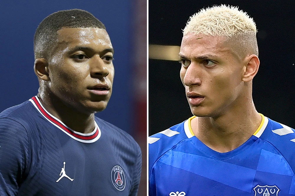 Mbappe và Richarlison là hai gương mặt khả dĩ nhất thay thế Benzema. Ảnh: GETTY. Mbappe và Richarlison là hai gương mặt khả dĩ nhất thay thế Benzema. Ảnh: GETTY.