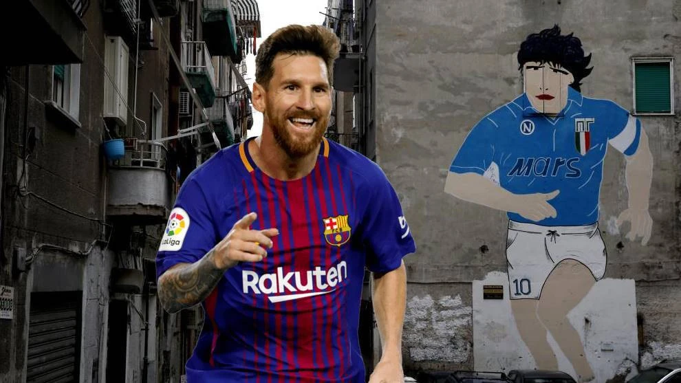 Messi được gợi ý đến Napoli, đội bóng mà Maradona từng làm nên lịch sử. Ảnh: GETTY.
