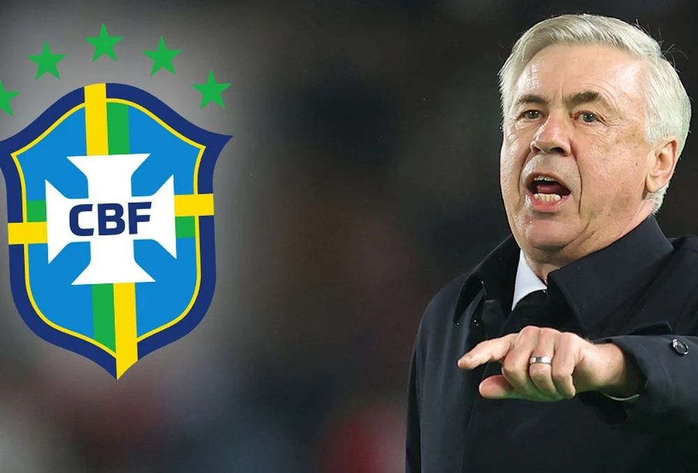 HLV Ancelotti nhiều khả năng chia tay Real Madrid để nắm tuyển Brazil. Ảnh: GETTY.