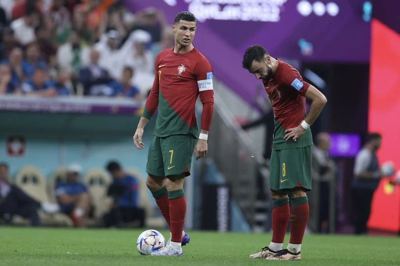 Bruno không đồng ý với quan điểm của Ronaldo về thầy mới Martinez. Ảnh: GETTY.
