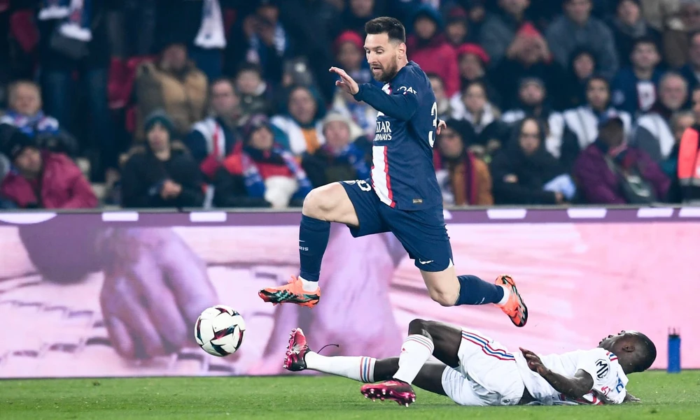 Messi đã chơi rất nỗ lực vẫn không thể giúp đồng đội có điểm. Ảnh: GETTY.