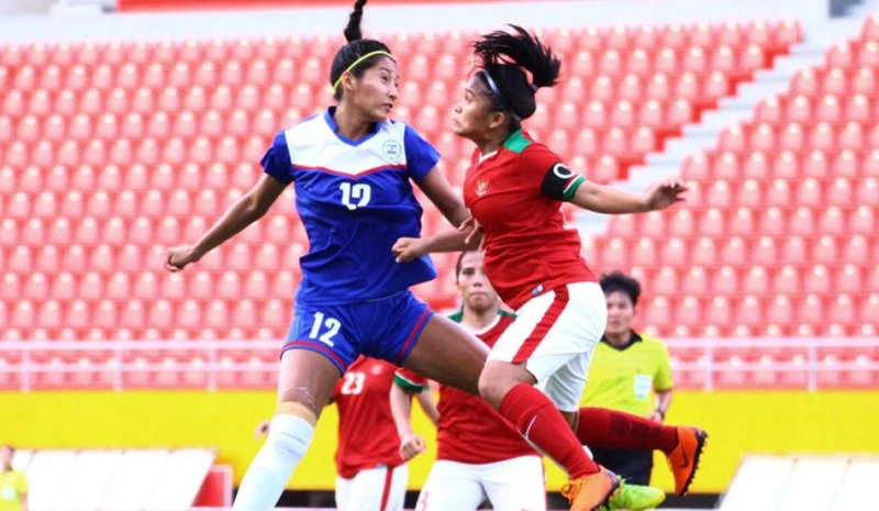 Tuyển nữ Indonesia vừa chính thức rút lui khỏi SEA Games 32. Ảnh: PS.