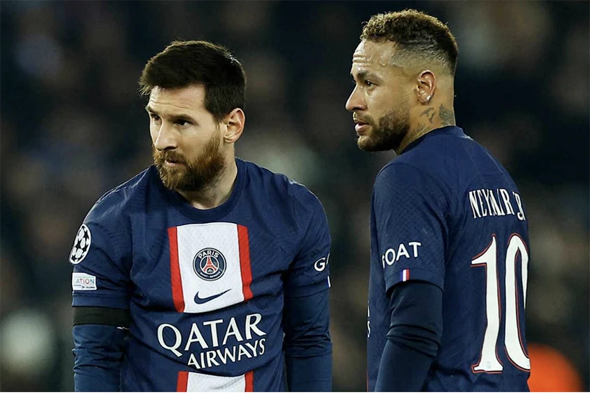 Messi và Neymar nhiều khả năng sẽ chia tay PSG vào mùa hè này. Ảnh: GETTY.