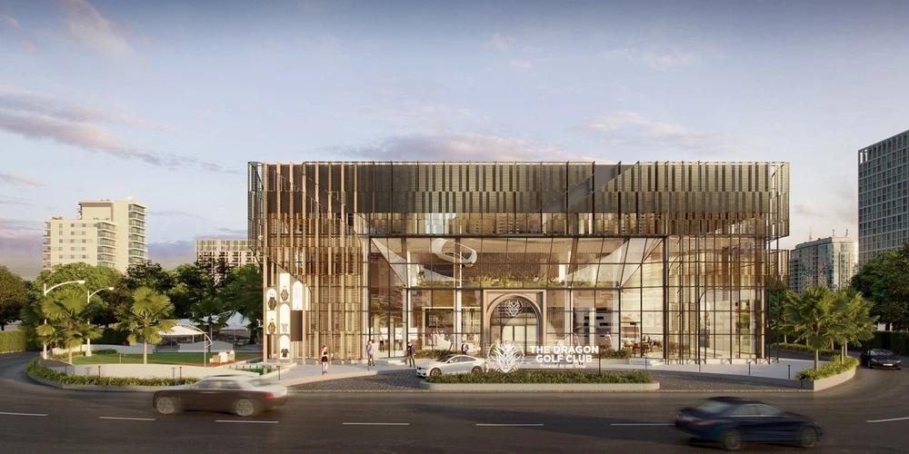 Phối cảnh của The Dragon Golf Club dự kiến sẽ ra mắt vào tháng 6-2023 tại TP. Thủ Đức. Ảnh: QUANG THẮNG.