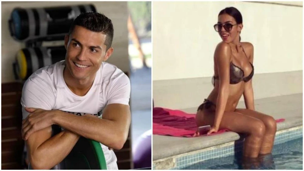 Ronaldo từng có những tháng ngày tươi đẹp với nhân tình, trước khi mối quan hệ của họ đang bị cho là trục trặc. Ảnh: GETTY.