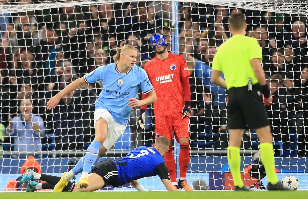 Haaland liên tục nổ súng trên mọi đấu trường cho Man City. Ảnh: GETTY.