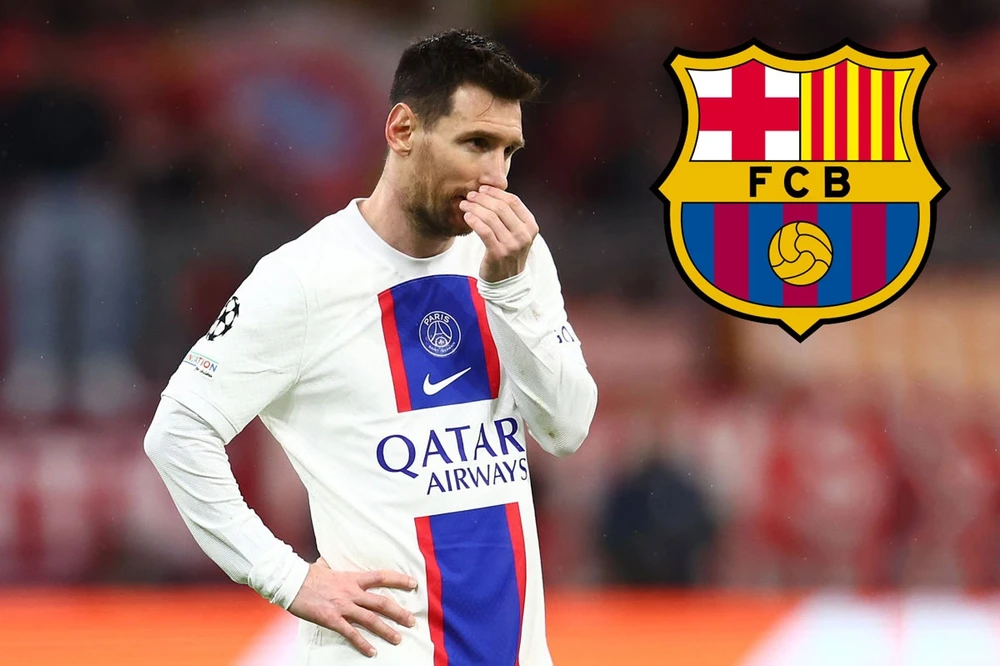 Barca là một ưu tiên cho sự tái hợp của Messi khi anh rời khỏi PSG. Ảnh: GETTY.