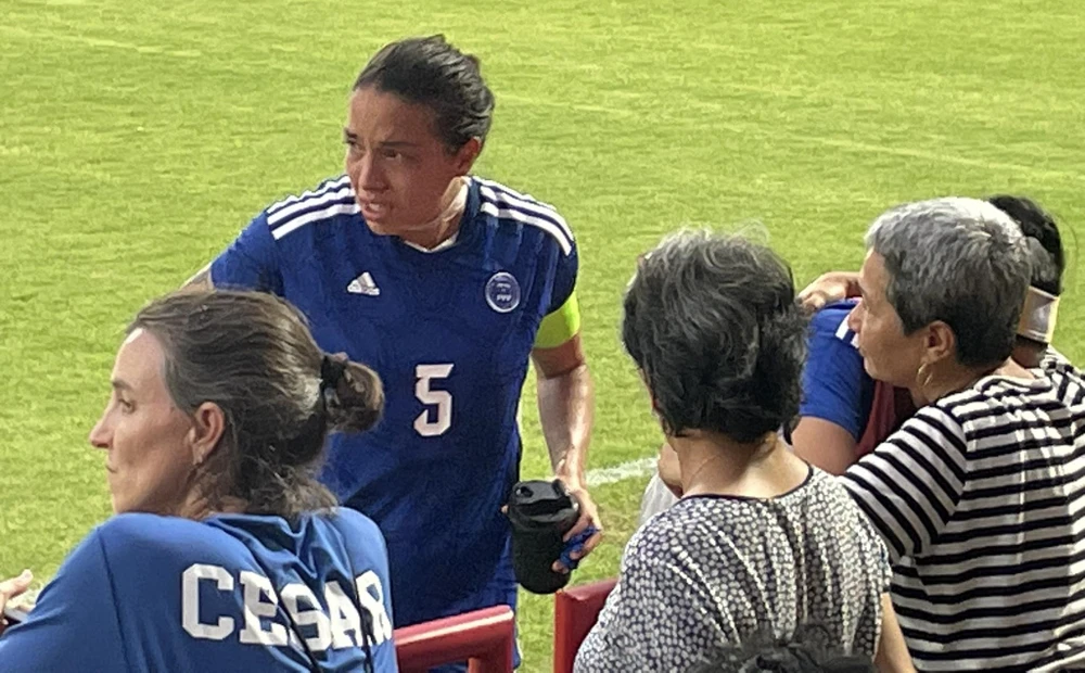 Đội trưởng Hali ghi bàn ấn định 2-1 cho tuyển nữ Philippines ở phút 84 nhưng với cách biệt 1 bàn không đủ giúp họ đi tiếp vào bán kết...